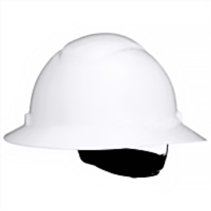 Full Brim Hard Hat, White, CNP Logo